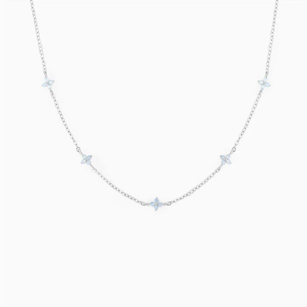 kawaiies-softtoys-plushies-kawaii-plush-Blooming Baby Blue Flower 18K Gold-Plated Necklace Jewelry