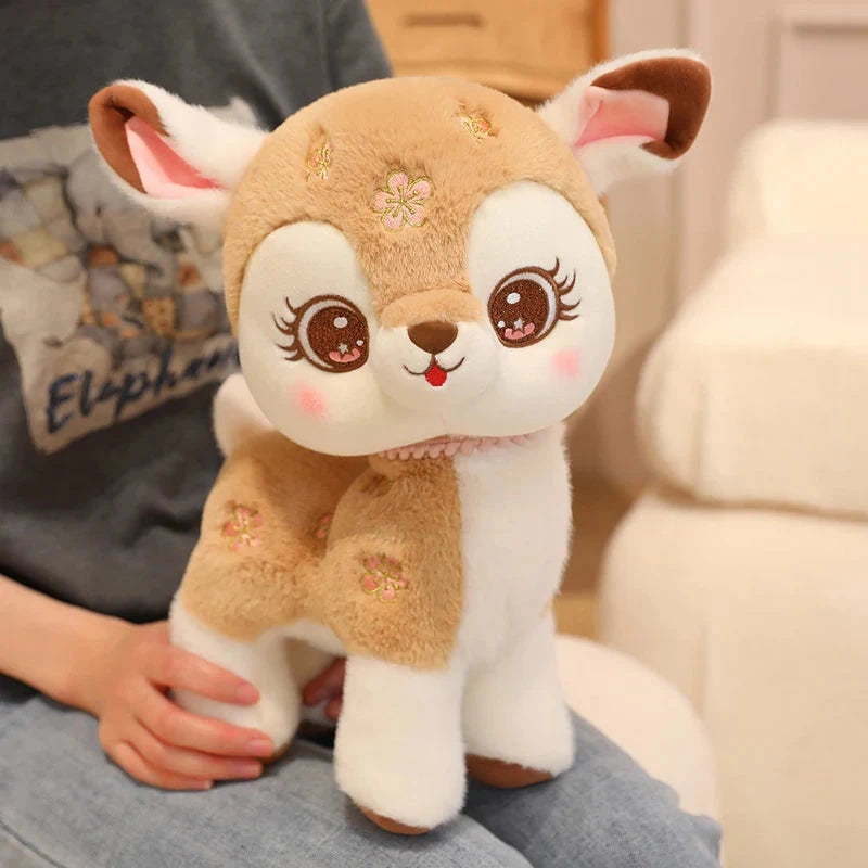 kawaiies-softtoys-plushies-kawaii-plush-Blossom & Maple Kawaii Pink Brown Deer Plushies Soft toy