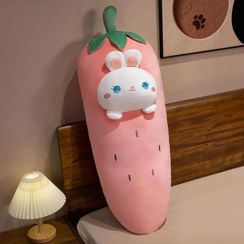 kawaiies-softtoys-plushies-kawaii-plush-Bunny Berry & Carrot Cutie Plushies Soft toy Strawberry 75cm