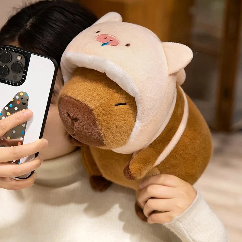 kawaiies-softtoys-plushies-kawaii-plush-Capybara Animal Cosplay Hat Plushies Soft toy