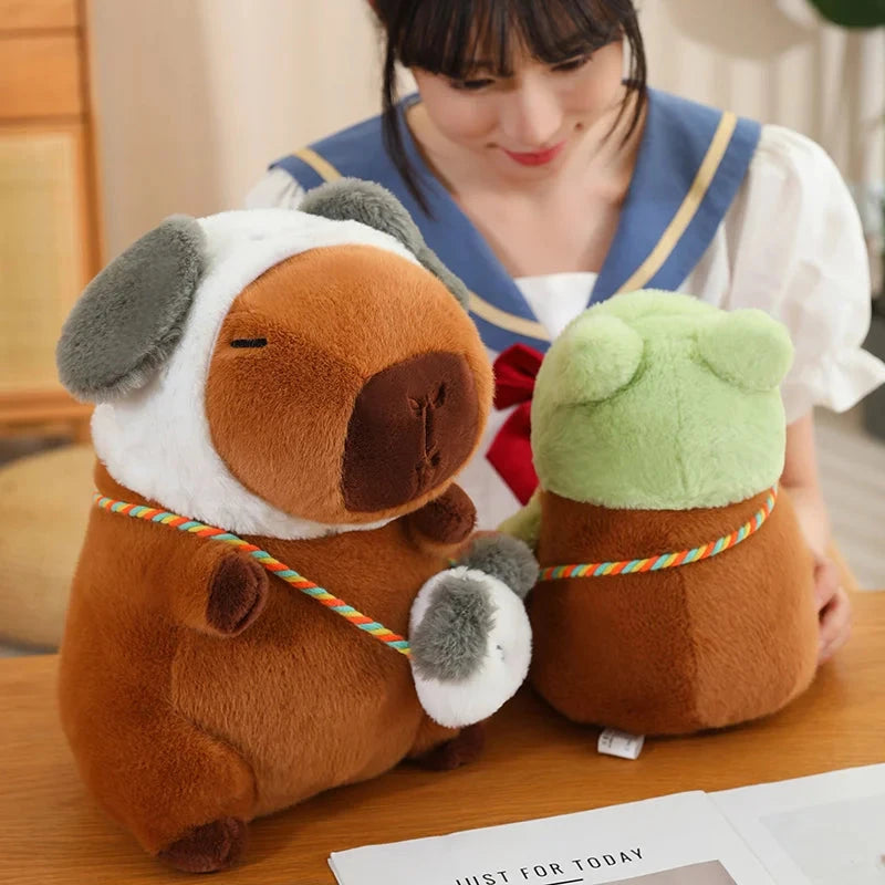 kawaiies-softtoys-plushies-kawaii-plush-Capybara Frog Besties Costume Plush Soft toy