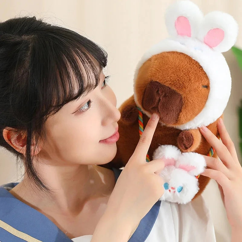 kawaiies-softtoys-plushies-kawaii-plush-Capybara Frog Besties Costume Plush Soft toy