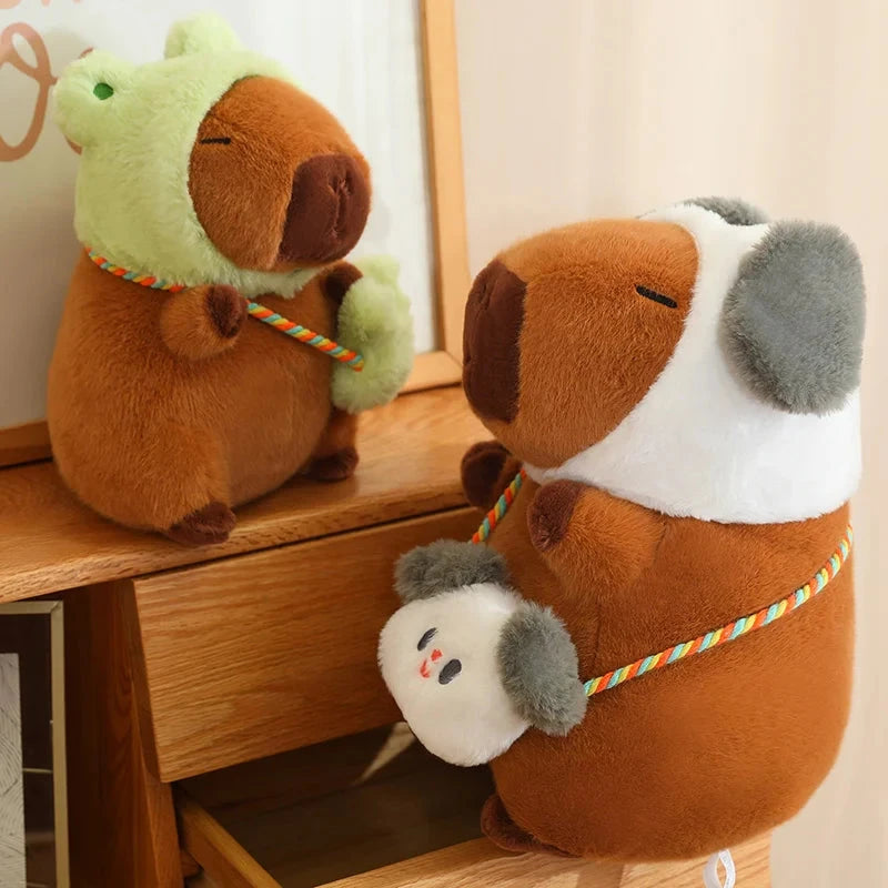 kawaiies-softtoys-plushies-kawaii-plush-Capybara Frog Besties Costume Plush Soft toy