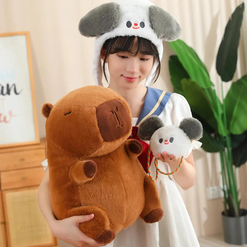 kawaiies-softtoys-plushies-kawaii-plush-Capybara Frog Besties Costume Plush Soft toy