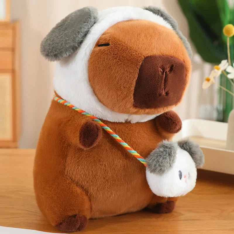 kawaiies-softtoys-plushies-kawaii-plush-Capybara Frog Besties Costume Plush Soft toy Dog 10in / 25cm