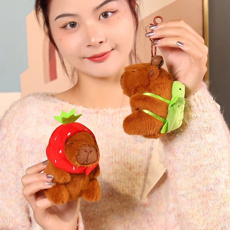 kawaiies-softtoys-plushies-kawaii-plush-Capybara Keychain Pendant Plush Soft toy