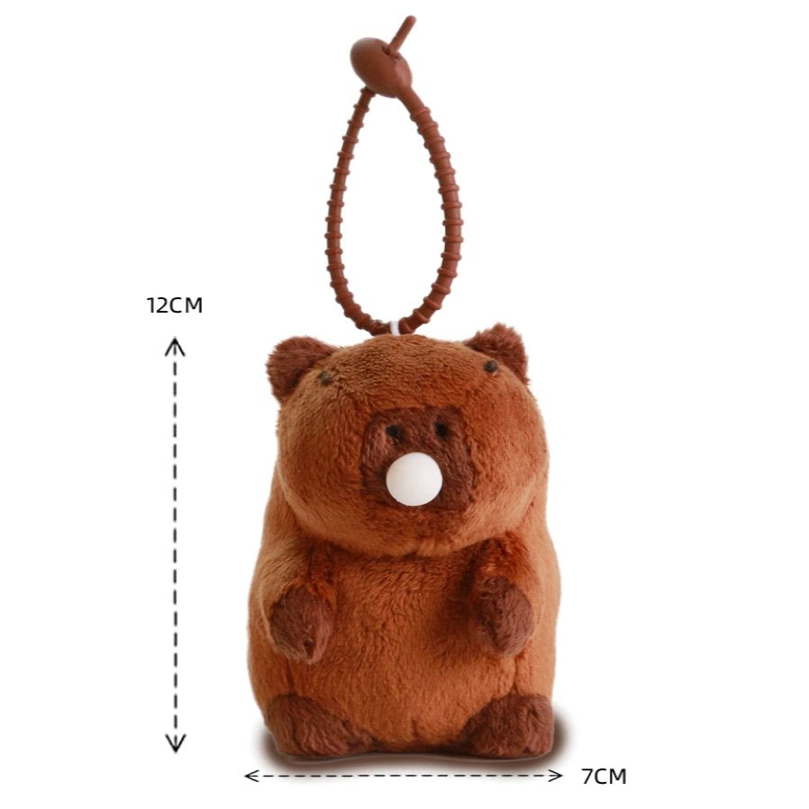 kawaiies-softtoys-plushies-kawaii-plush-Capybara Keychain Pendant Plush Soft toy
