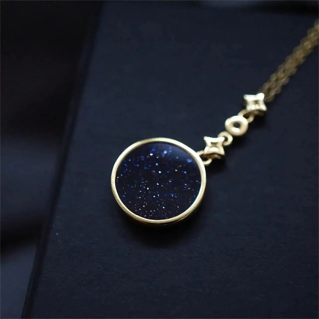 kawaiies-softtoys-plushies-kawaii-plush-Celestial Galaxy Gold Necklace Jewelry