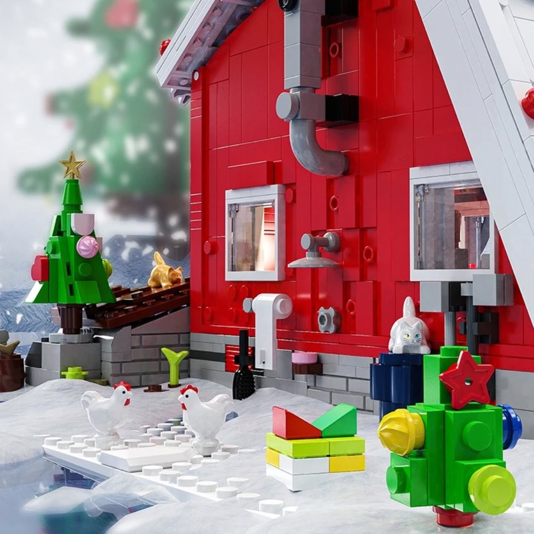 kawaiies-softtoys-plushies-kawaii-plush-Christmas Lapland Snow Cabin Building Set Build it