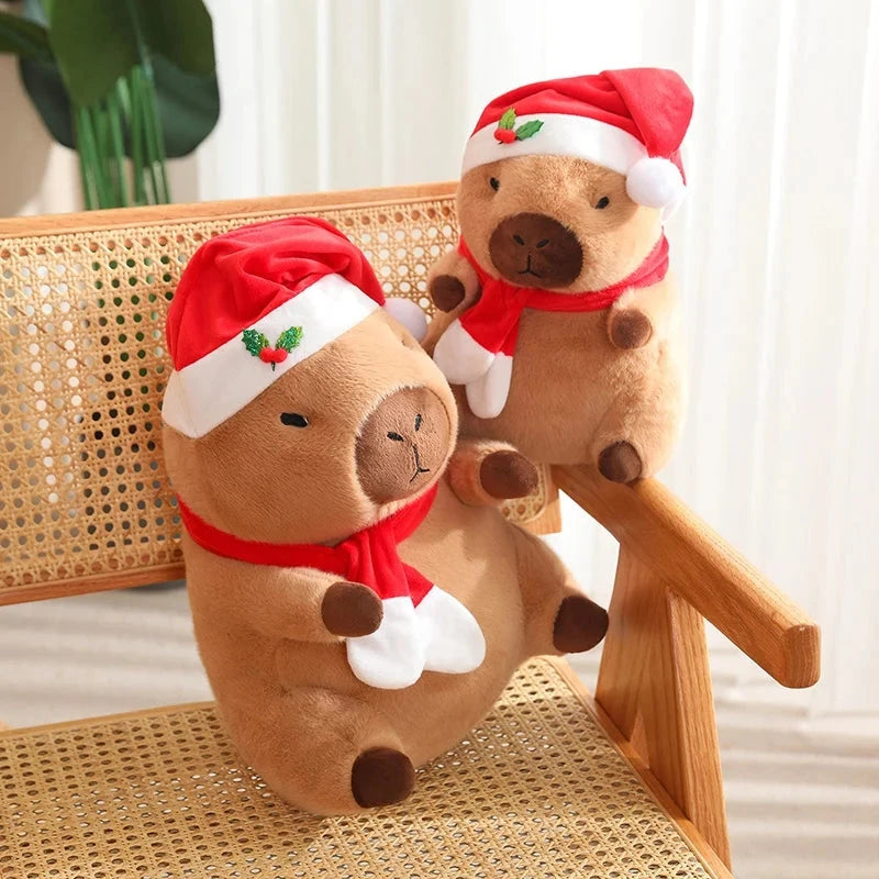 kawaiies-softtoys-plushies-kawaii-plush-Christmas New Year Baby Capybara Plushies Soft toy