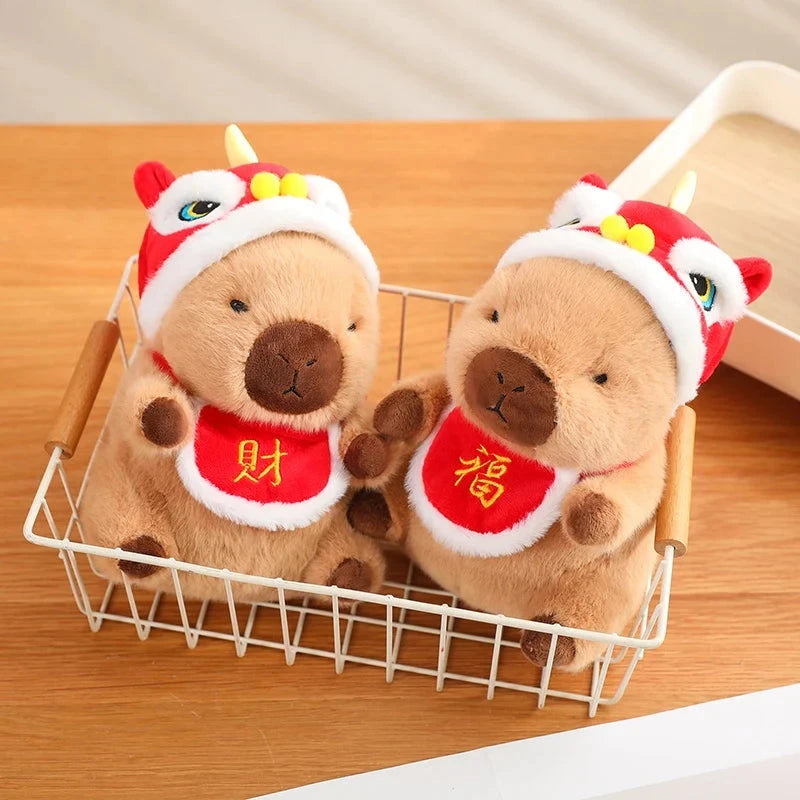 kawaiies-softtoys-plushies-kawaii-plush-Christmas New Year Baby Capybara Plushies Soft toy