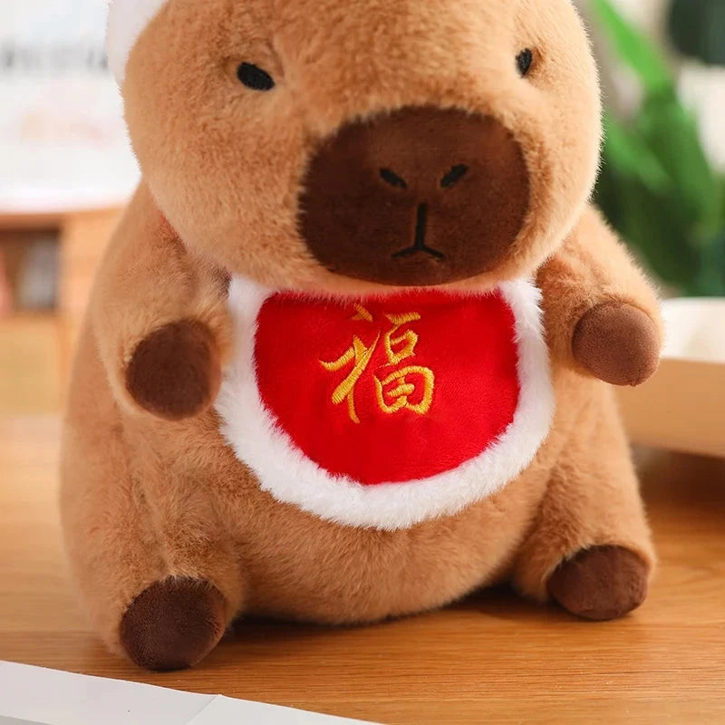 kawaiies-softtoys-plushies-kawaii-plush-Christmas New Year Baby Capybara Plushies Soft toy