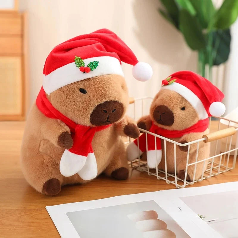 kawaiies-softtoys-plushies-kawaii-plush-Christmas New Year Baby Capybara Plushies Soft toy