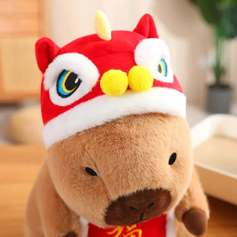 kawaiies-softtoys-plushies-kawaii-plush-Christmas New Year Baby Capybara Plushies Soft toy
