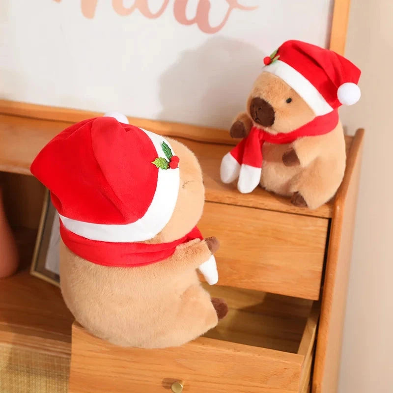 kawaiies-softtoys-plushies-kawaii-plush-Christmas New Year Baby Capybara Plushies Soft toy