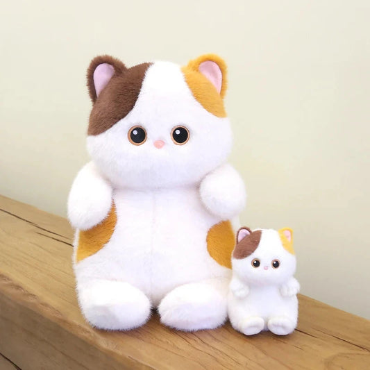 kawaiies-softtoys-plushies-kawaii-plush-Churu, Boba & Mocca The Snuggly Cat Plush Squad Soft toy