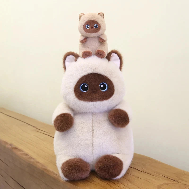 kawaiies-softtoys-plushies-kawaii-plush-Churu, Boba & Mocca The Snuggly Cat Plush Squad Soft toy