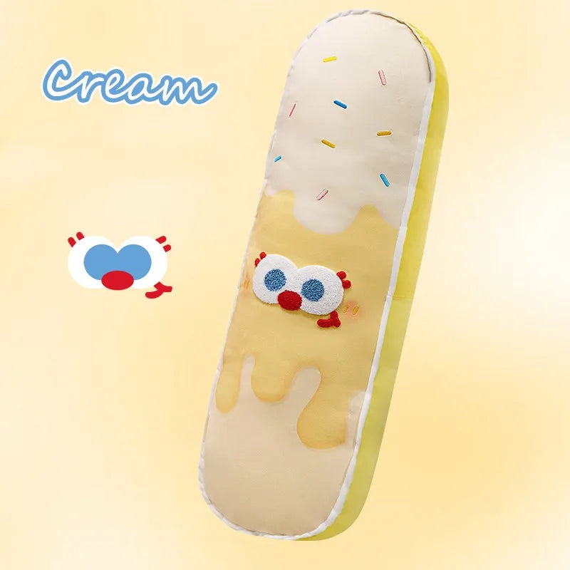kawaiies-softtoys-plushies-kawaii-plush-Colourful Ice Cream Long Pillow Plushie Soft toy Cheese 35in / 90cm
