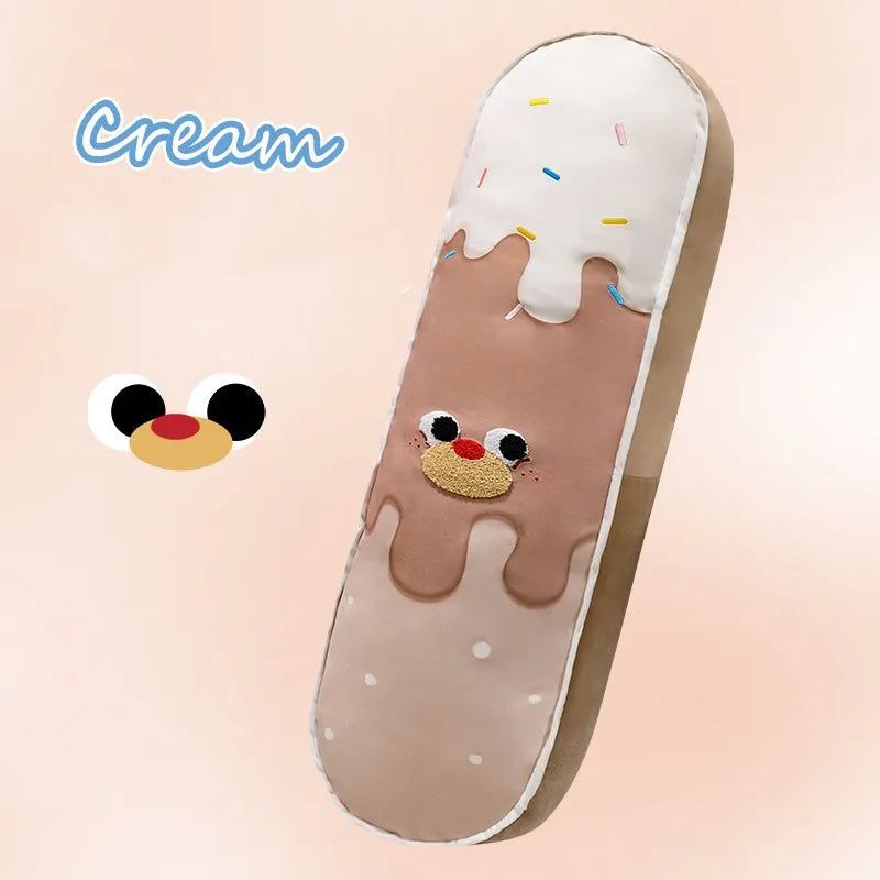 kawaiies-softtoys-plushies-kawaii-plush-Colourful Ice Cream Long Pillow Plushie Soft toy Chocolate 35in / 90cm