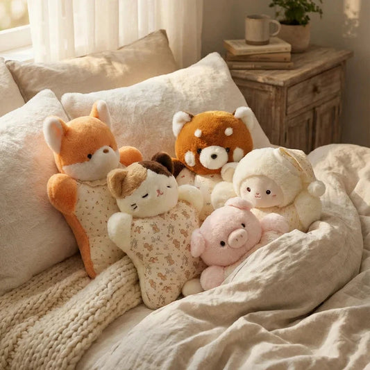 kawaiies-softtoys-plushies-kawaii-plush-Cozy Pet Animal Cuddle Cushions Soft toy