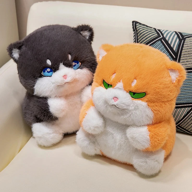 kawaiies-softtoys-plushies-kawaii-plush-Cute Chubby Gray Ginger Cat Plushies Soft toy