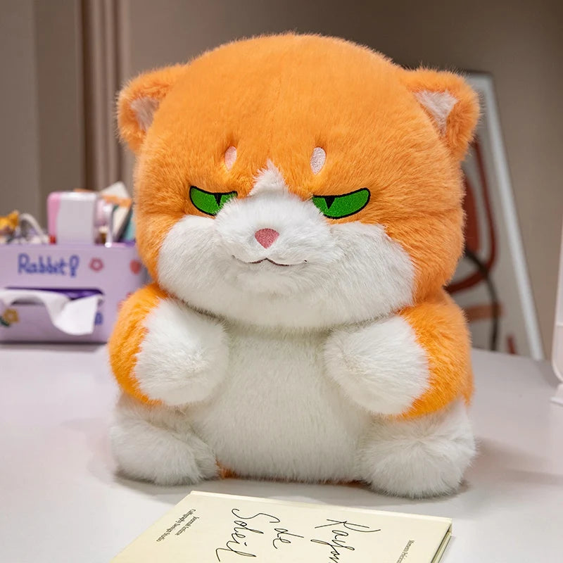 kawaiies-softtoys-plushies-kawaii-plush-Cute Chubby Gray Ginger Cat Plushies Soft toy Orange