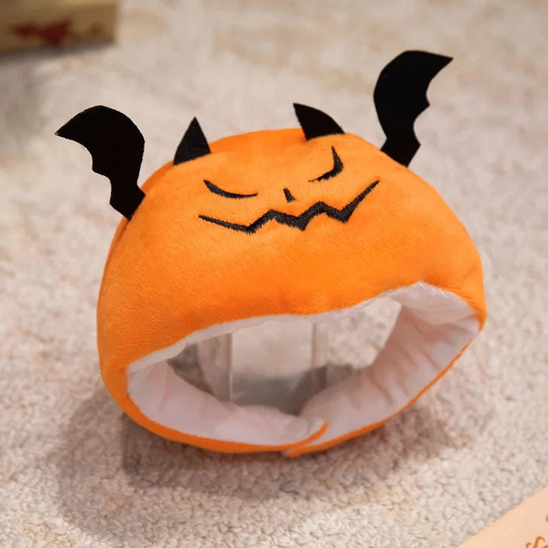kawaiies-softtoys-plushies-kawaii-plush-Cute Halloween Pumpkin Hat Bat Capybara Plush Soft toy
