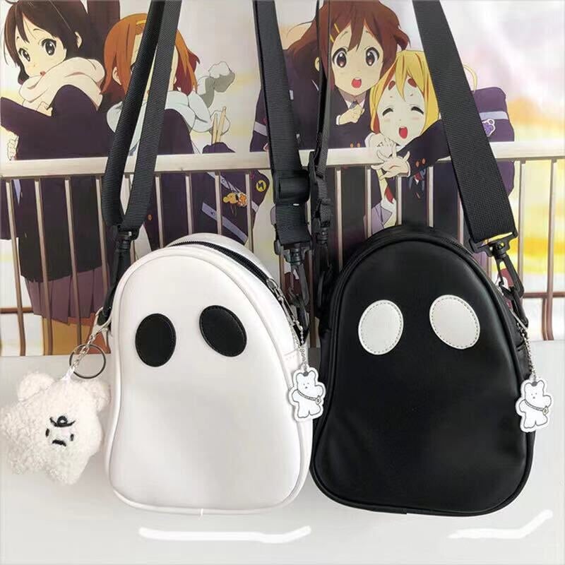 kawaiies-softtoys-plushies-kawaii-plush-Cute Round Ghost Bag | NEW Apparel