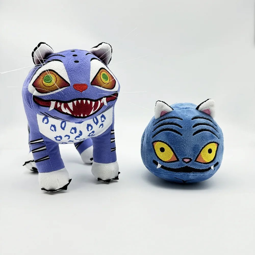 kawaiies-softtoys-plushies-kawaii-plush-Demon Hunter Blue Tiger & Crow Plushies Soft toy