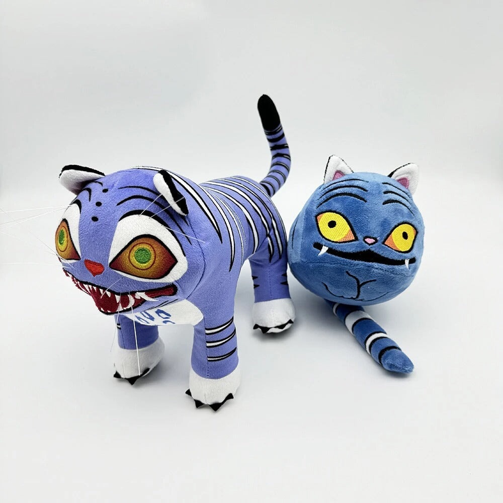 kawaiies-softtoys-plushies-kawaii-plush-Demon Hunter Blue Tiger & Crow Plushies Soft toy