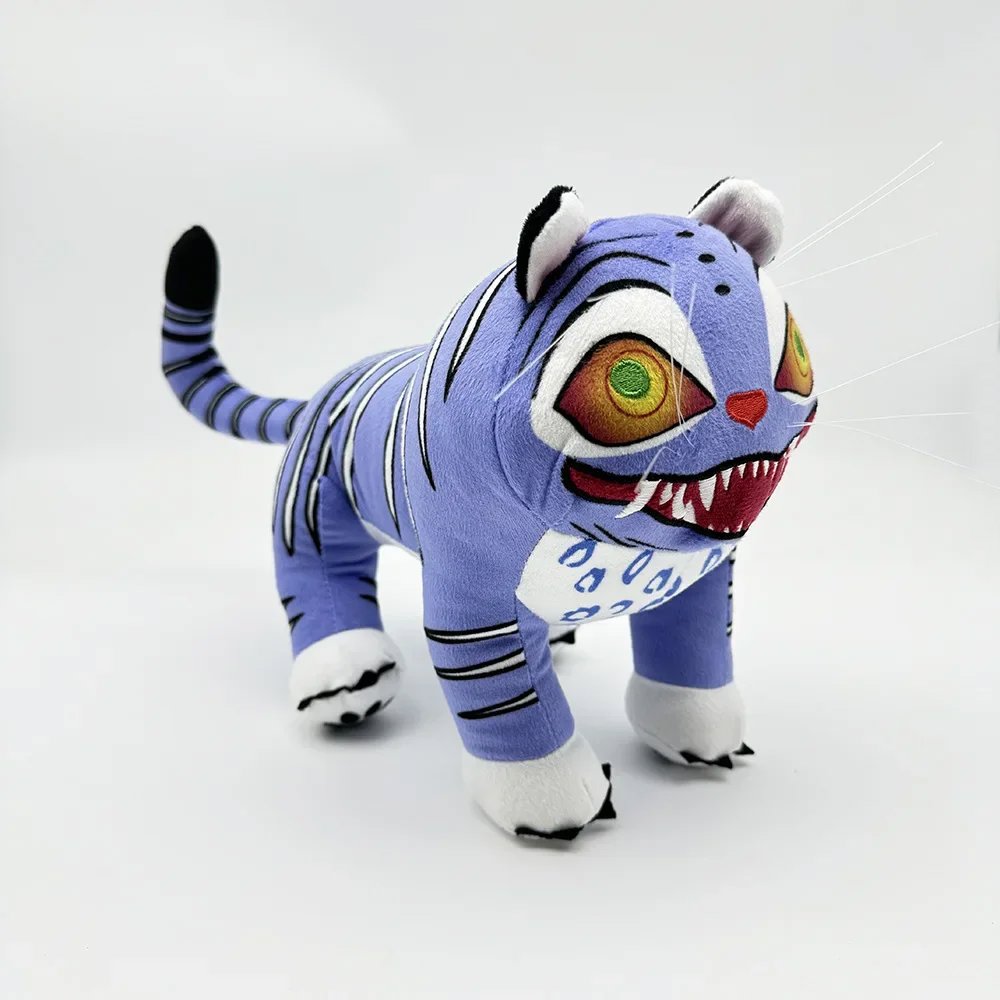 kawaiies-softtoys-plushies-kawaii-plush-Demon Hunter Blue Tiger & Crow Plushies Soft toy Big Tiger