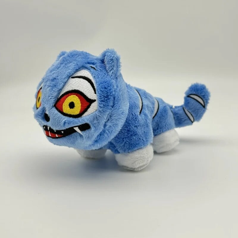 kawaiies-softtoys-plushies-kawaii-plush-Demon Hunter Blue Tiger & Crow Plushies Soft toy Fluffy Tiger