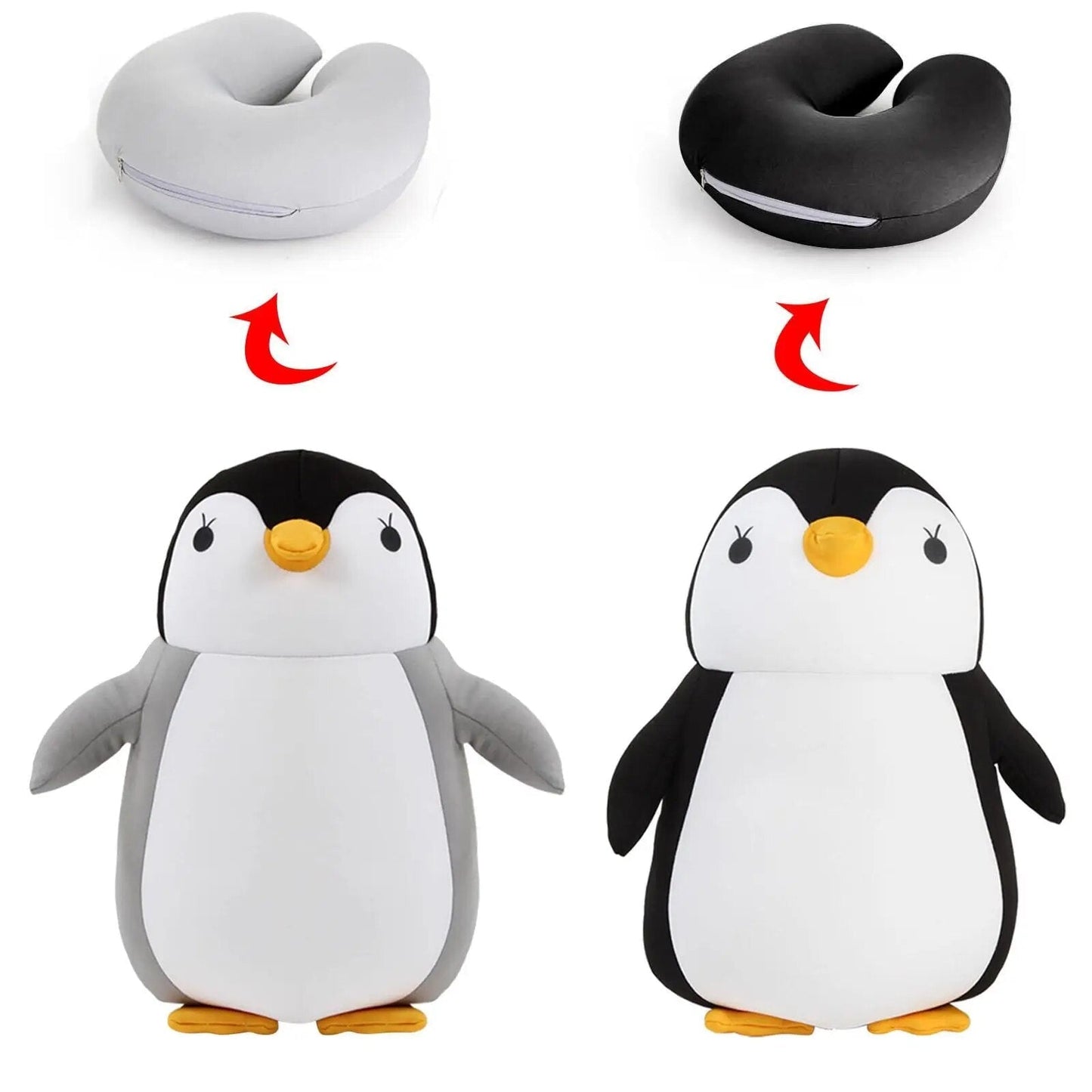 kawaiies-softtoys-plushies-kawaii-plush-Dino 2-in-1 Travel Neck Support Pillow & Plushie Pillows