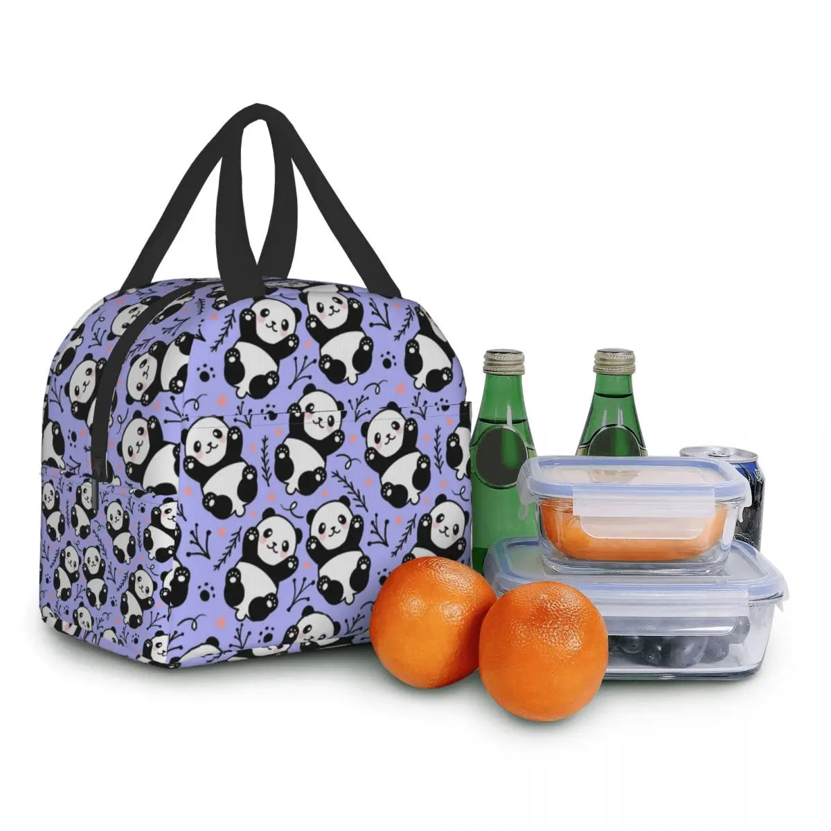 kawaiies-softtoys-plushies-kawaii-plush-Dozens of Pandas Insulated Lunch Bags Bag