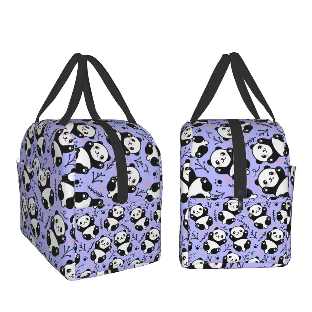 kawaiies-softtoys-plushies-kawaii-plush-Dozens of Pandas Insulated Lunch Bags Bag