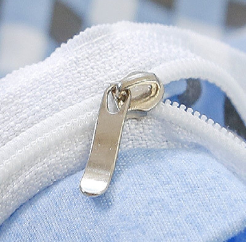 kawaiies-softtoys-plushies-kawaii-plush-Dreamy Blue Clouds Checked 120gsm Polyester Bedding Set Bedding Sets