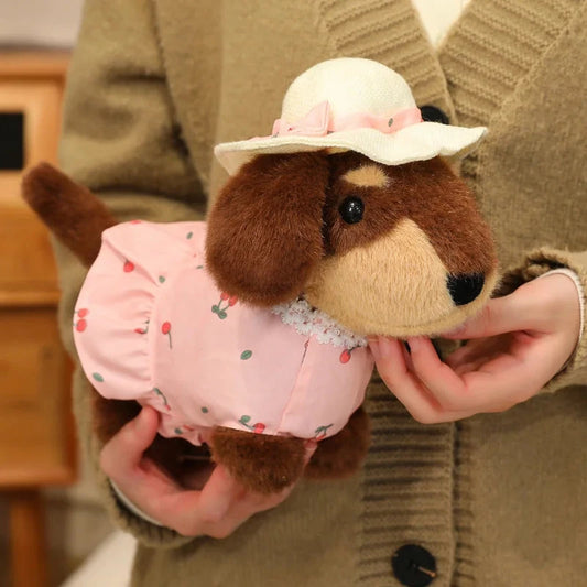 kawaiies-softtoys-plushies-kawaii-plush-Dress-Up Dachshund Sausage Dog Plushies Soft toy