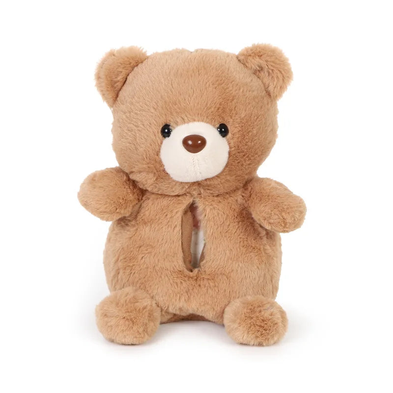 kawaiies-softtoys-plushies-kawaii-plush-Duck and Bear Car Plush Tissue Box Cover Car Brown Bear