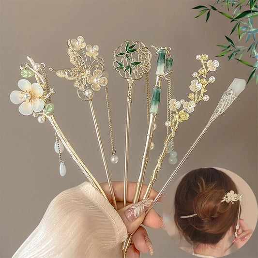 kawaiies-softtoys-plushies-kawaii-plush-Elegant Bamboo Flower Chinese Style Hair Pin Accessories