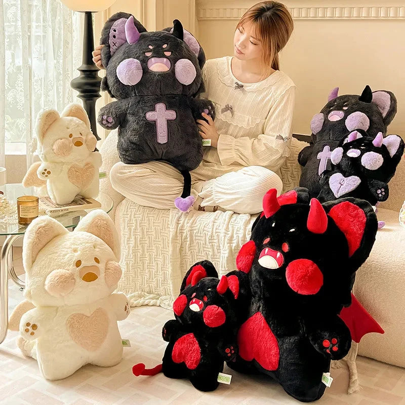 kawaiies-softtoys-plushies-kawaii-plush-Evil Kawaii Fluffy Fox Halloween Plushies Soft toy