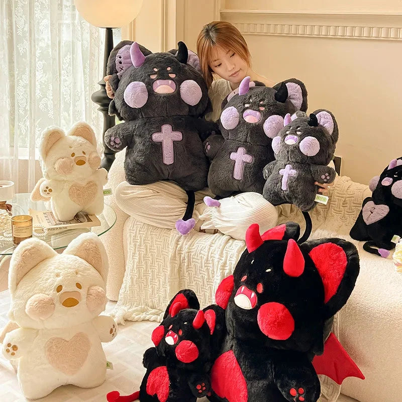 kawaiies-softtoys-plushies-kawaii-plush-Evil Kawaii Fluffy Fox Halloween Plushies Soft toy