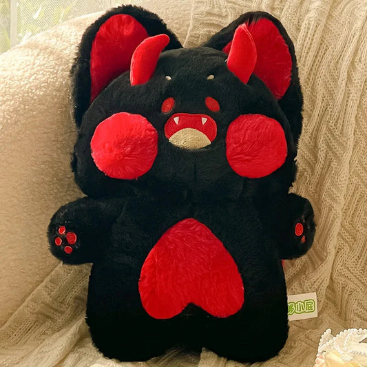 kawaiies-softtoys-plushies-kawaii-plush-Evil Kawaii Fluffy Fox Halloween Plushies Soft toy Devil 16in / 40cm