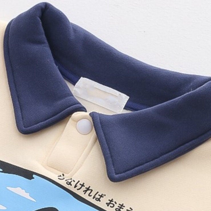 kawaiies-softtoys-plushies-kawaii-plush-Farewell Bunny Polo Sweatshirt Sweatshirt