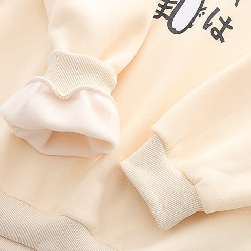 kawaiies-softtoys-plushies-kawaii-plush-Farewell Bunny Polo Sweatshirt Sweatshirt