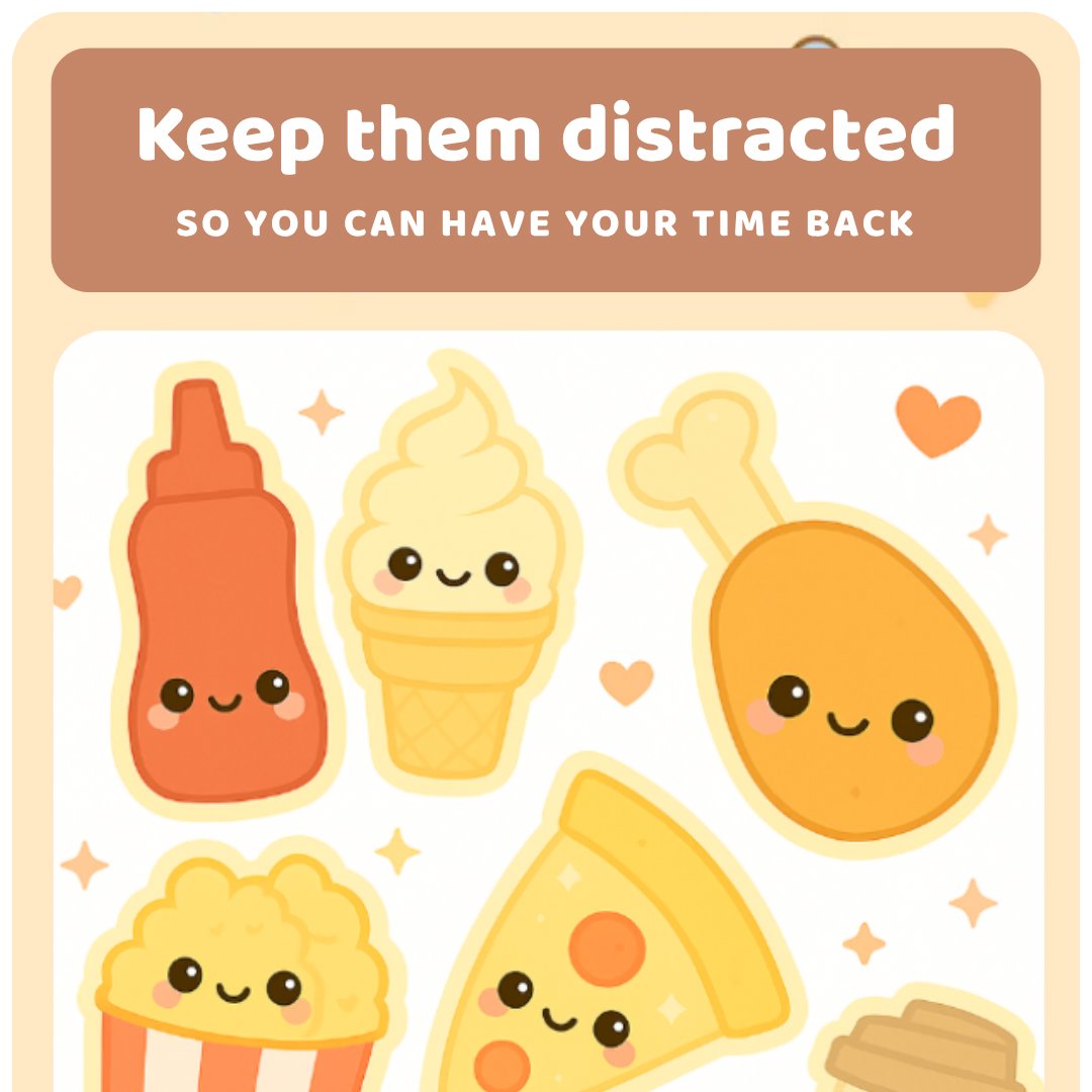 kawaiies-softtoys-plushies-kawaii-plush-Fast Food Cut & Glue Activity – Kawaii Printable Craft for Kids (30 Pages) Cut & Glue