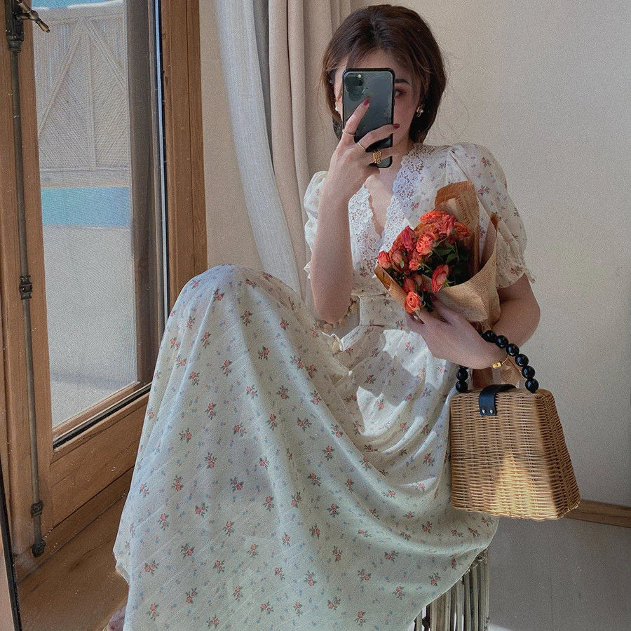 kawaiies-softtoys-plushies-kawaii-plush-Floral Vintage Lace Cottage Dress Apparel