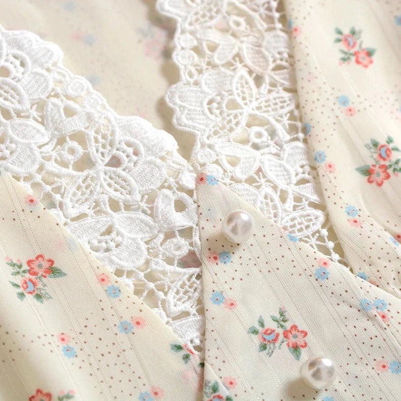 kawaiies-softtoys-plushies-kawaii-plush-Floral Vintage Lace Cottage Dress Apparel