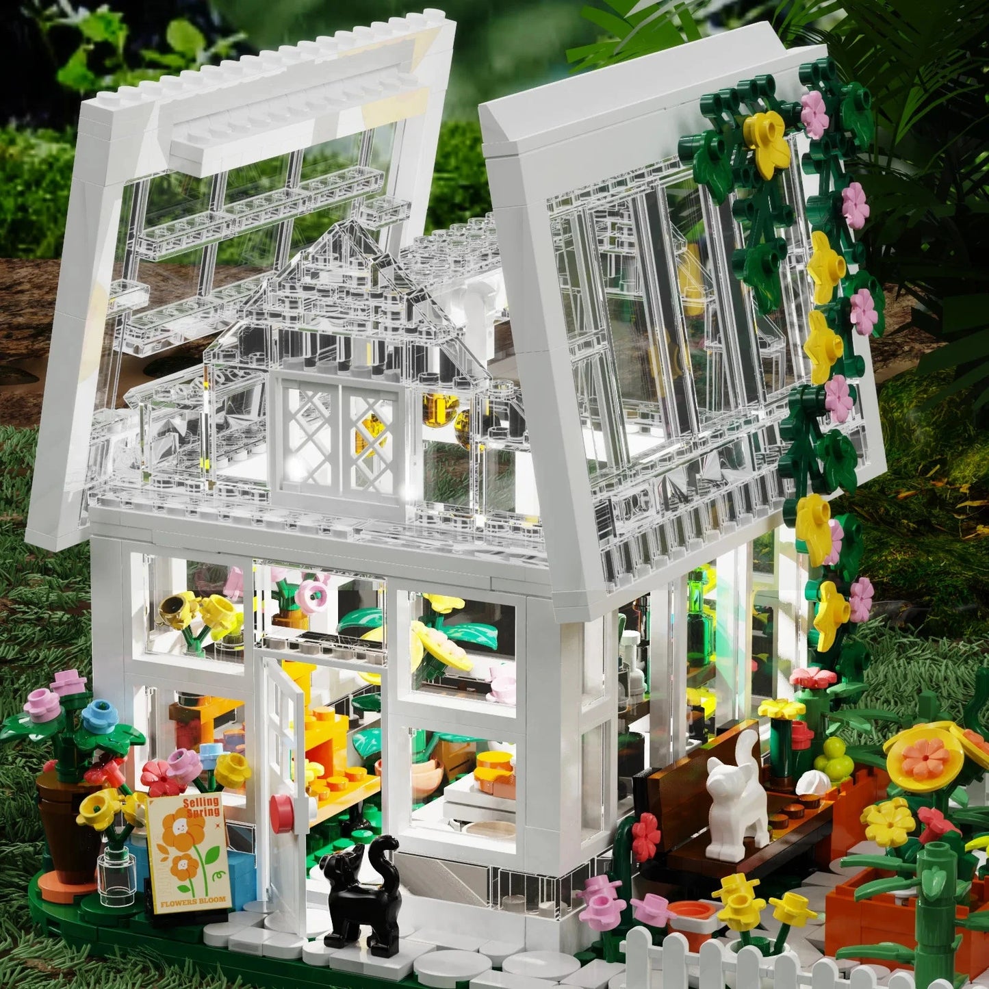 kawaiies-softtoys-plushies-kawaii-plush-Flower Greenhouse Garden Micro Building Set Build it