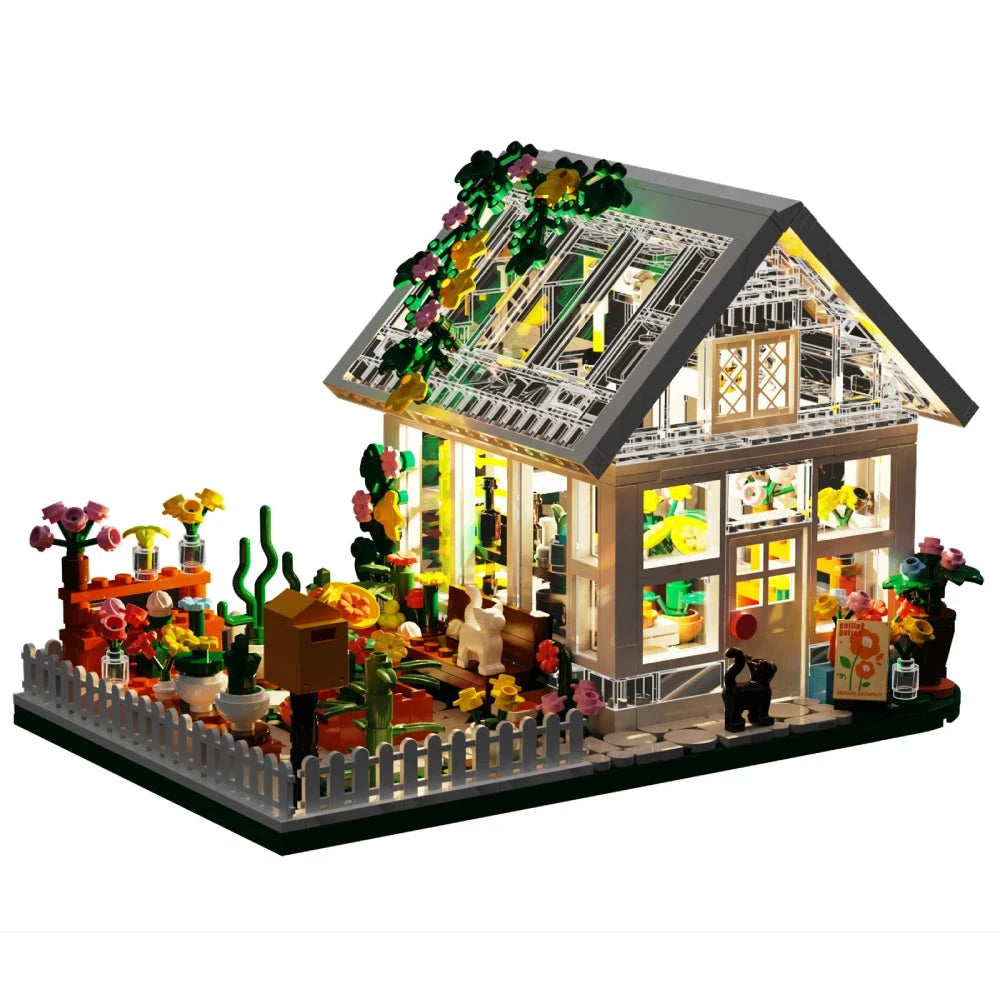 kawaiies-softtoys-plushies-kawaii-plush-Flower Greenhouse Garden Micro Building Set Build it