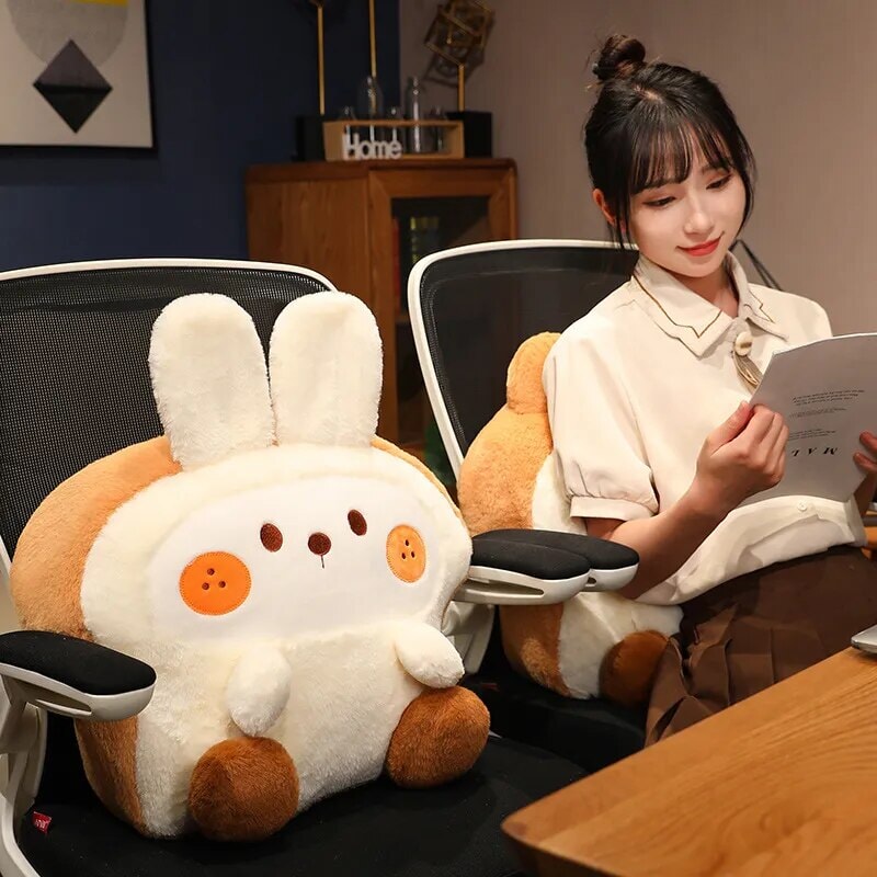 kawaiies-softtoys-plushies-kawaii-plush-Fluffy Bunny Dog Chicken Toastie Bread Plushie Soft toy